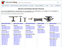 Tablet Screenshot of montana.educationbug.org