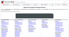 Desktop Screenshot of delaware.educationbug.org