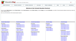 Desktop Screenshot of colorado.educationbug.org
