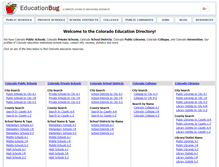 Tablet Screenshot of colorado.educationbug.org