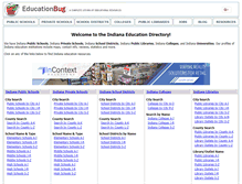 Tablet Screenshot of indiana.educationbug.org