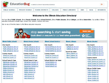 Tablet Screenshot of illinois.educationbug.org