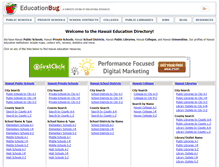 Tablet Screenshot of hawaii.educationbug.org