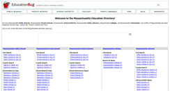 Desktop Screenshot of massachusetts.educationbug.org