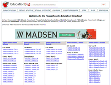 Tablet Screenshot of massachusetts.educationbug.org
