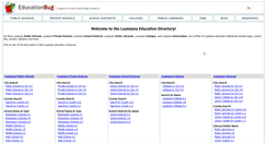 Desktop Screenshot of louisiana.educationbug.org