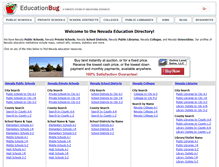 Tablet Screenshot of nevada.educationbug.org