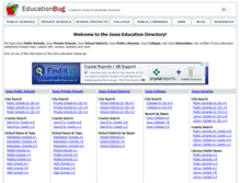 Tablet Screenshot of iowa.educationbug.org