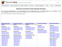 Tablet Screenshot of north-carolina.educationbug.org