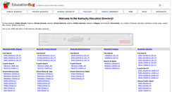 Desktop Screenshot of kentucky.educationbug.org