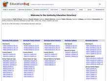 Tablet Screenshot of kentucky.educationbug.org