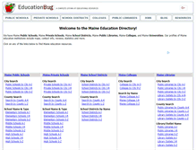 Tablet Screenshot of maine.educationbug.org